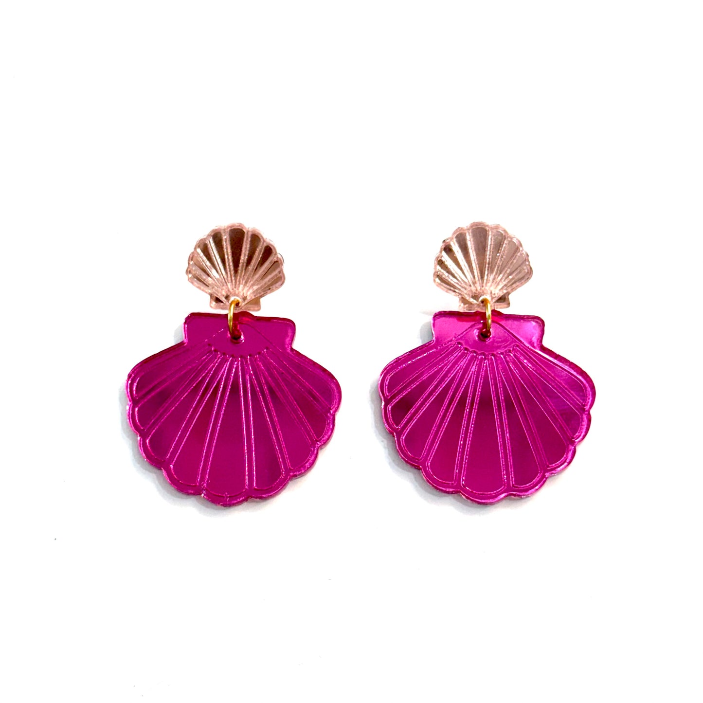 Pendientes Concha doble