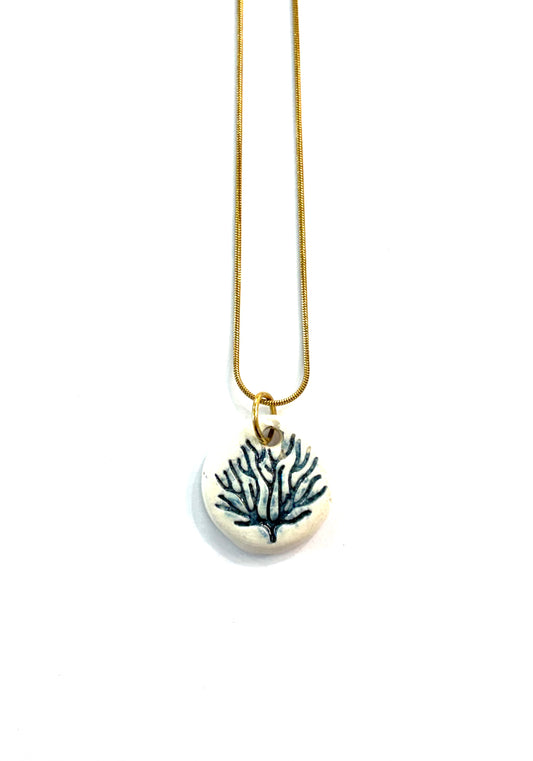 Collar medalla Coral