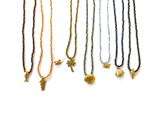 Collar Cristal Dorado