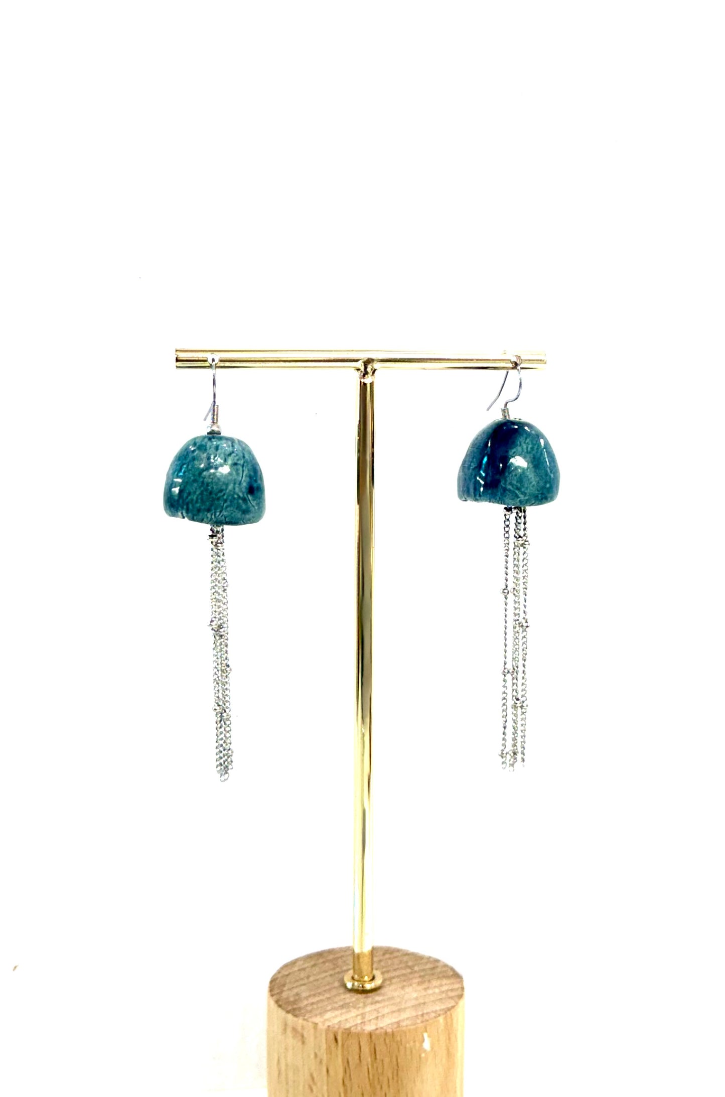 Pendientes medusas cerámica