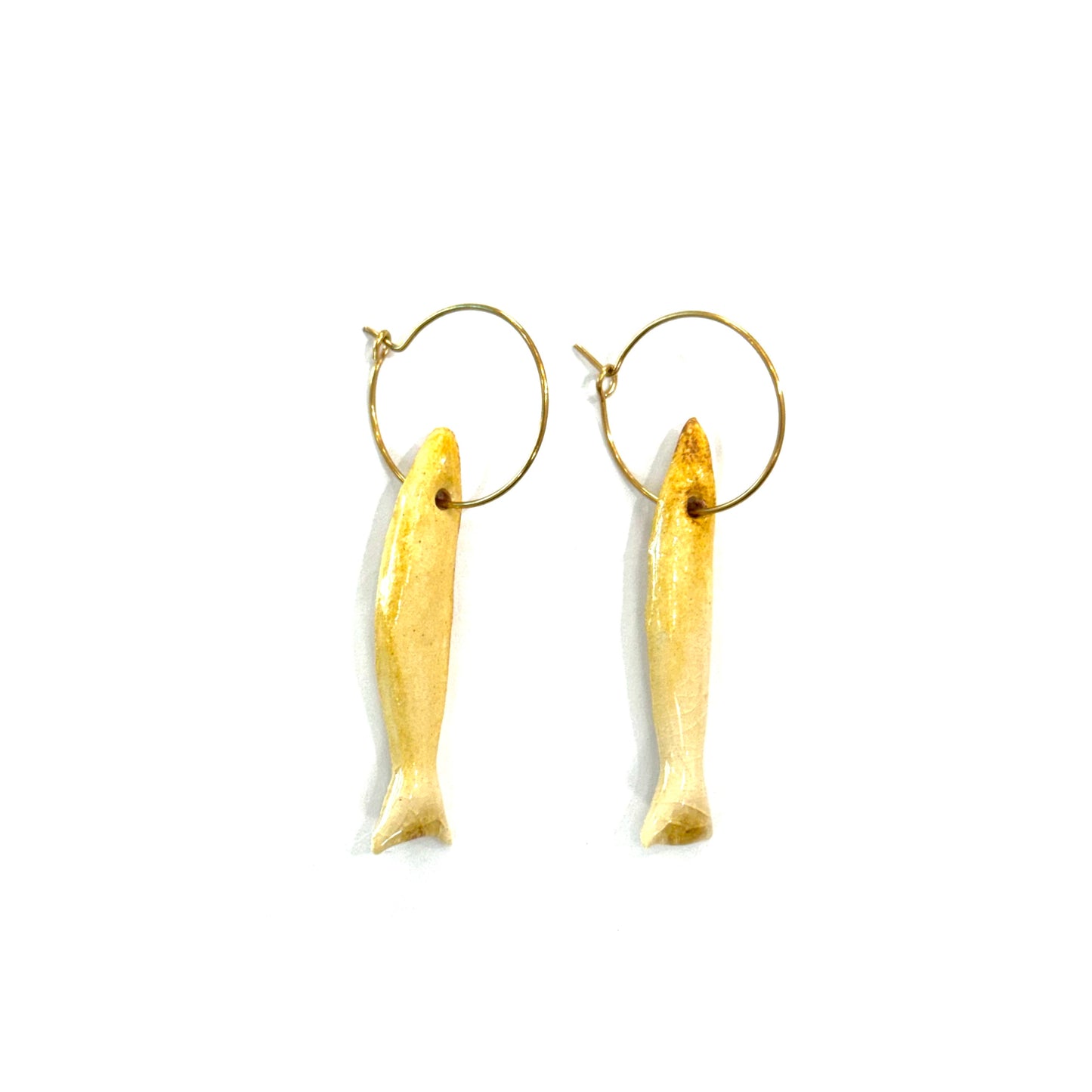 Pendientes peces de sardinas