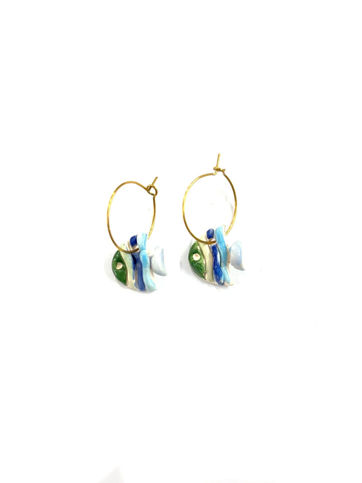 Pendientes peces de colores