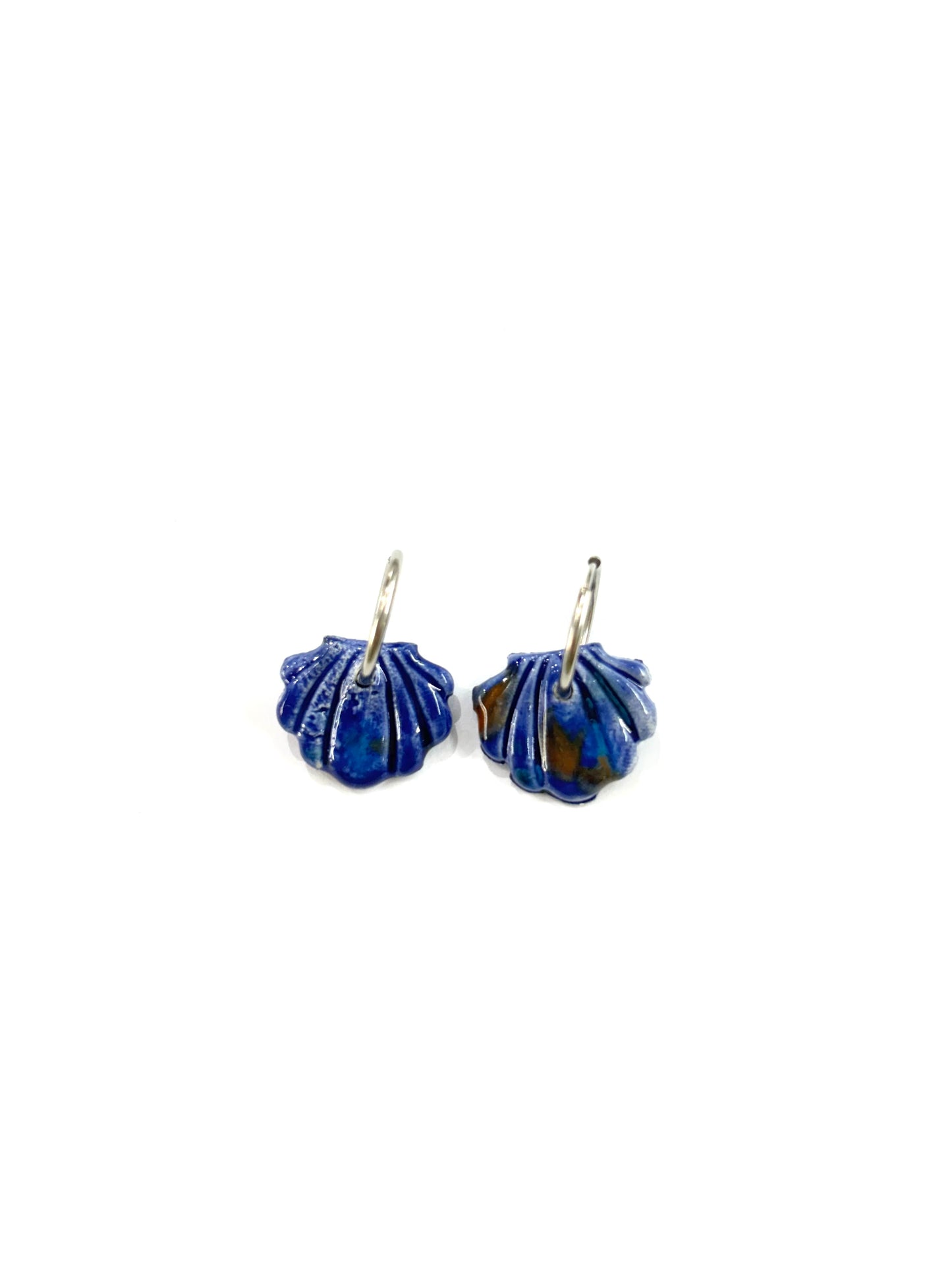 Pendientes Mini conchas cerámica