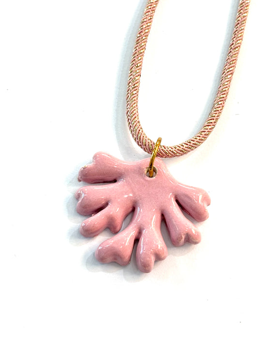 Collar Coral Cerámica