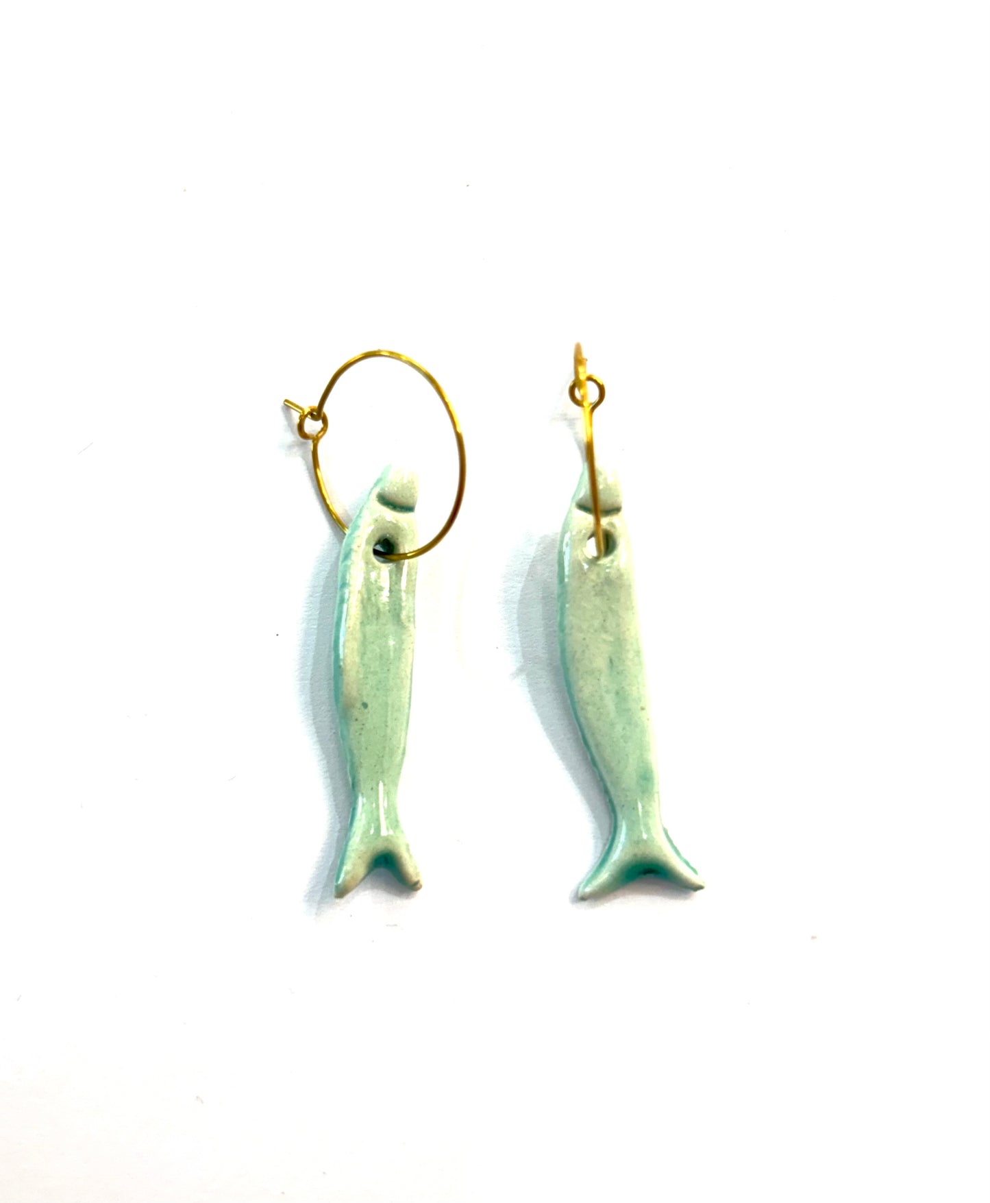 Pendientes peces de sardinas
