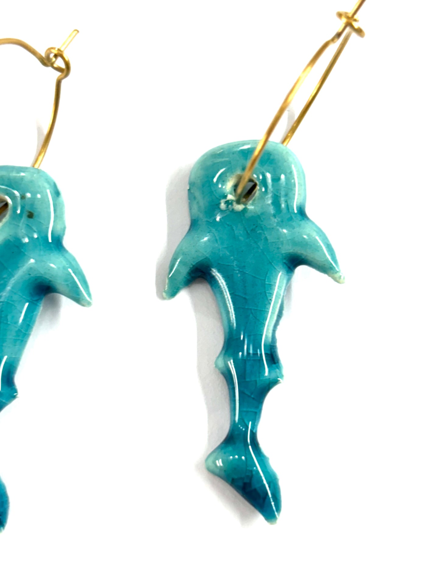 Pendientes tiburón ballena