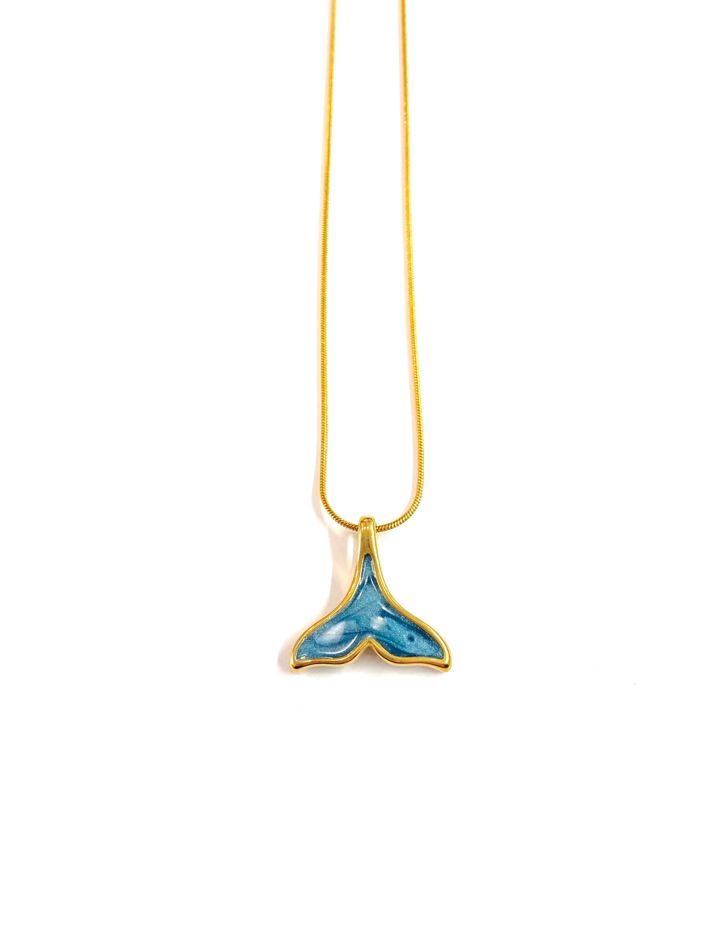 Cola de Ballena esmaltada Azul