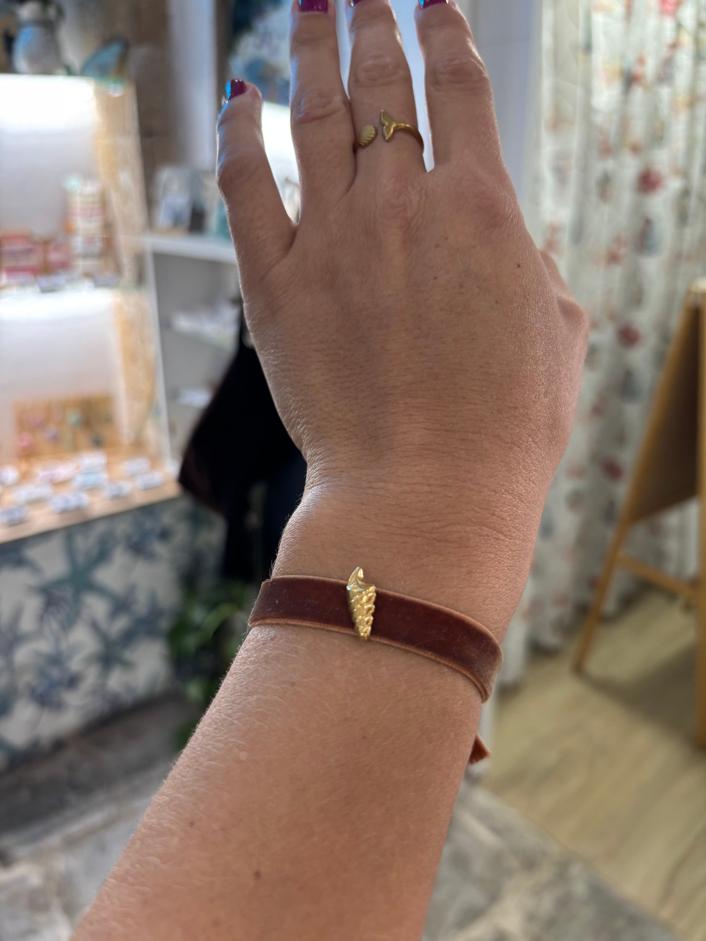 Pulseras de terciopelo elástica