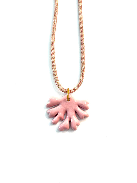 Collar Coral Cerámica