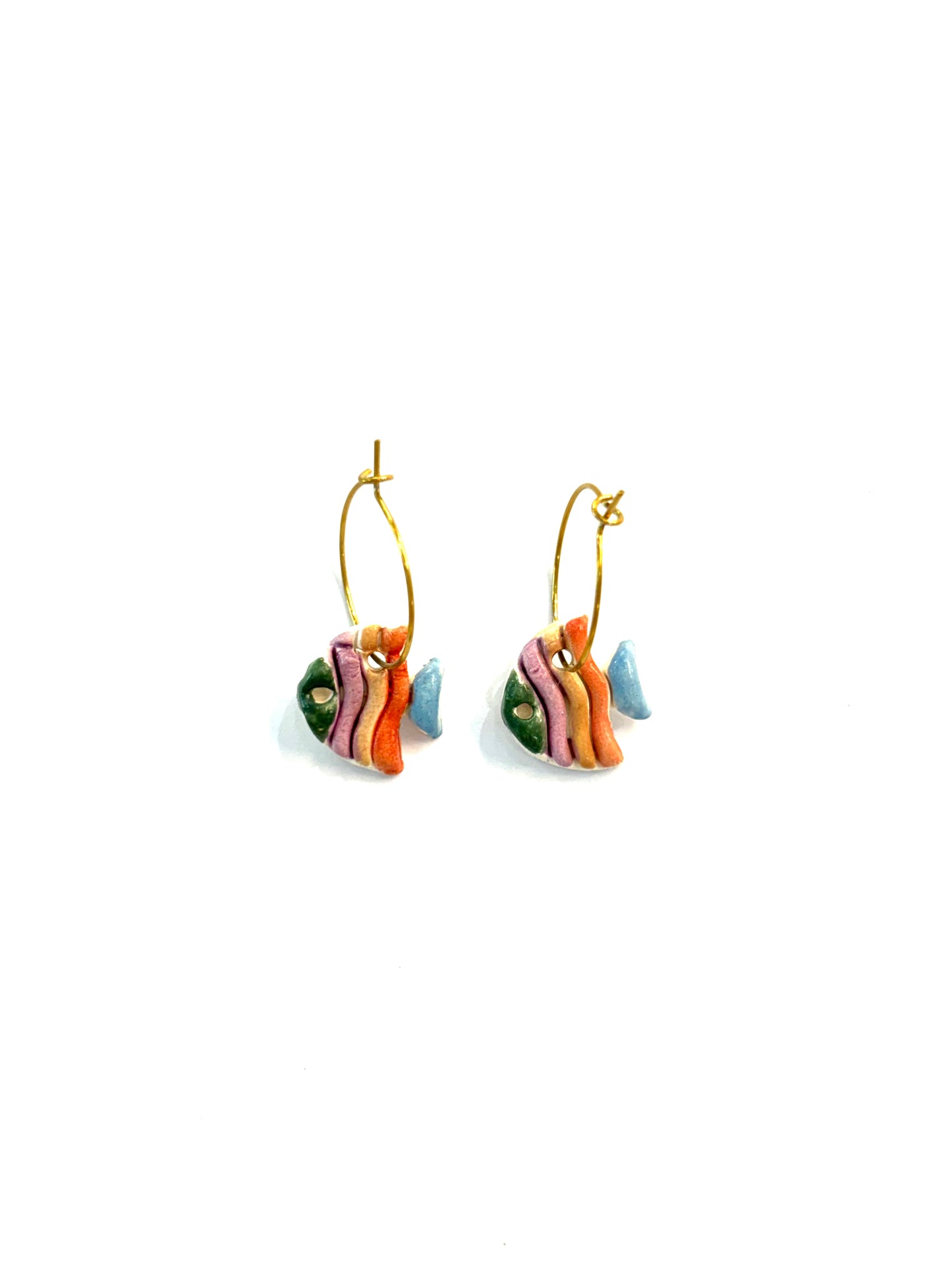 Pendientes peces de colores