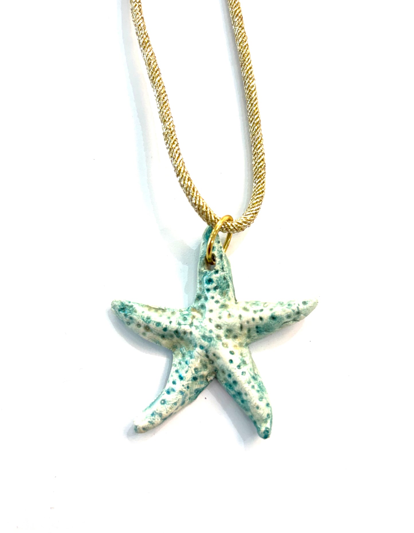 Collar estrella de mar cerámica