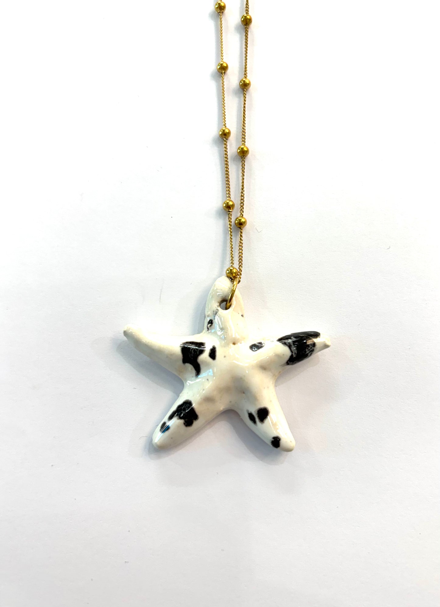 Collar estrella de mar cerámica
