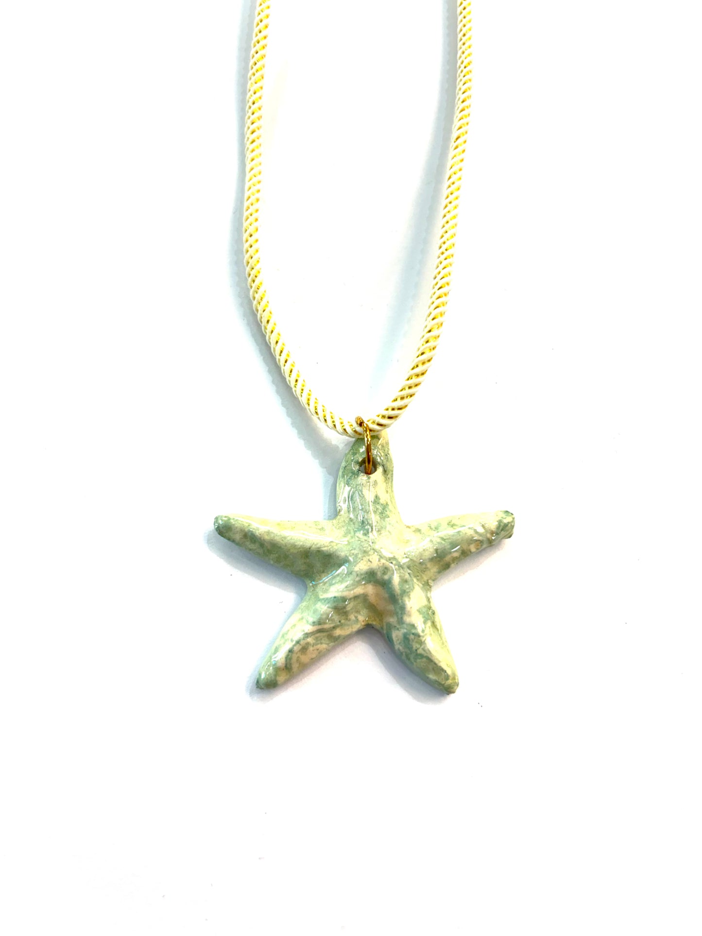 Collar estrella de mar cerámica