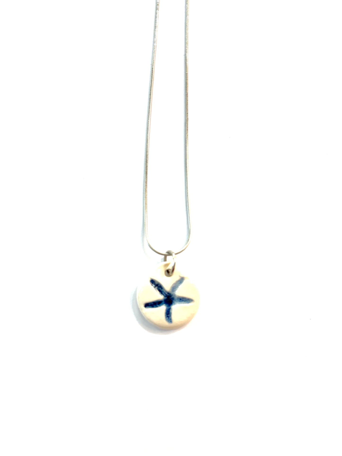 Collar estrella de mar cerámica