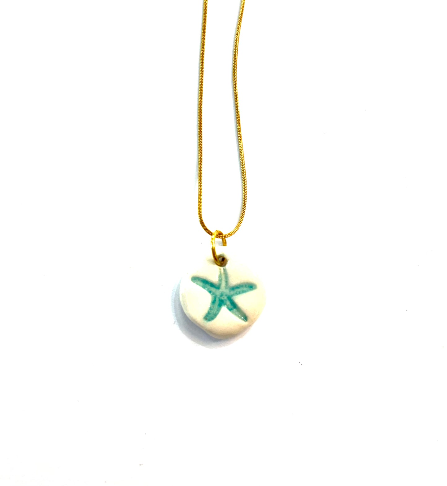 Collar estrella de mar cerámica