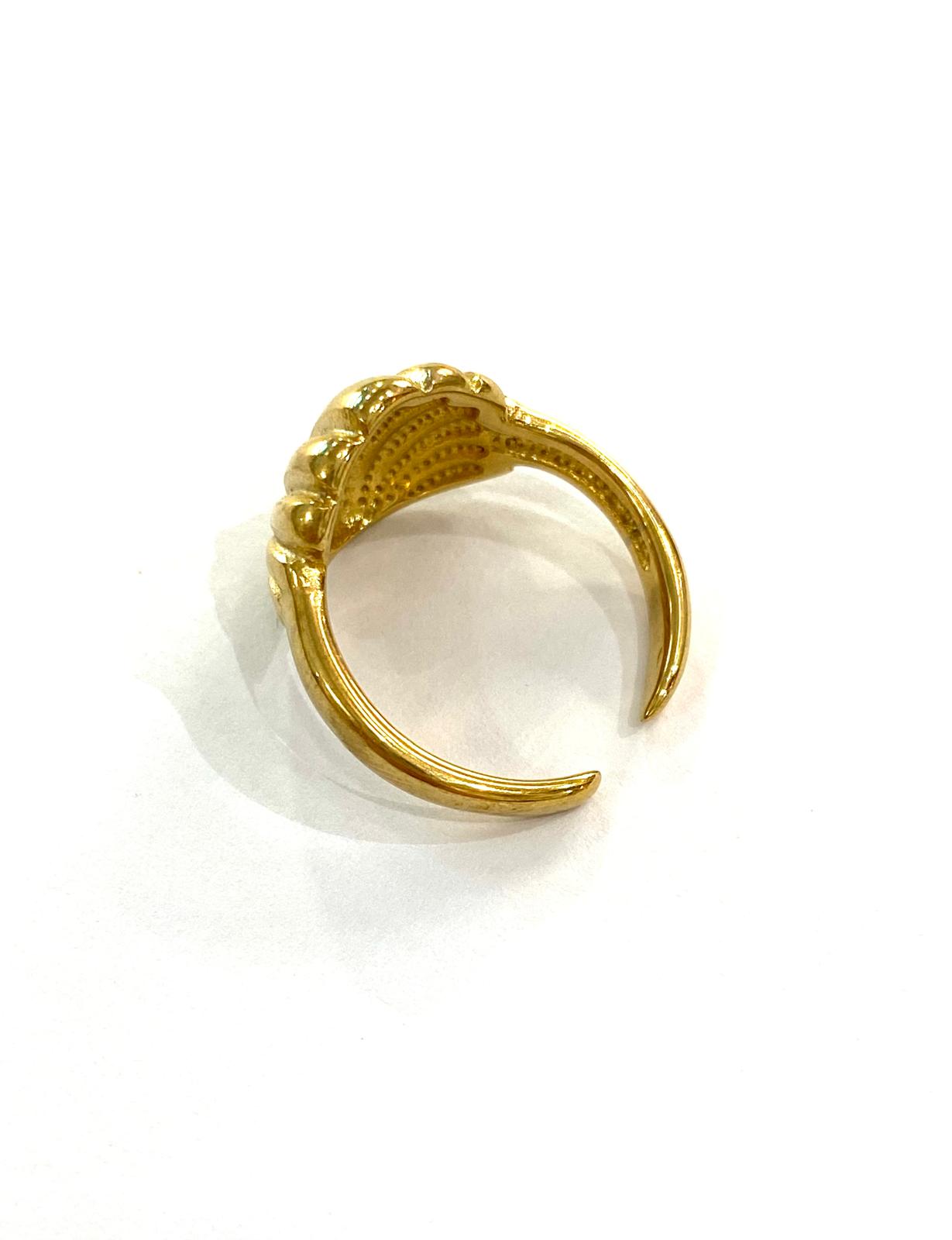 Anillo concha grande