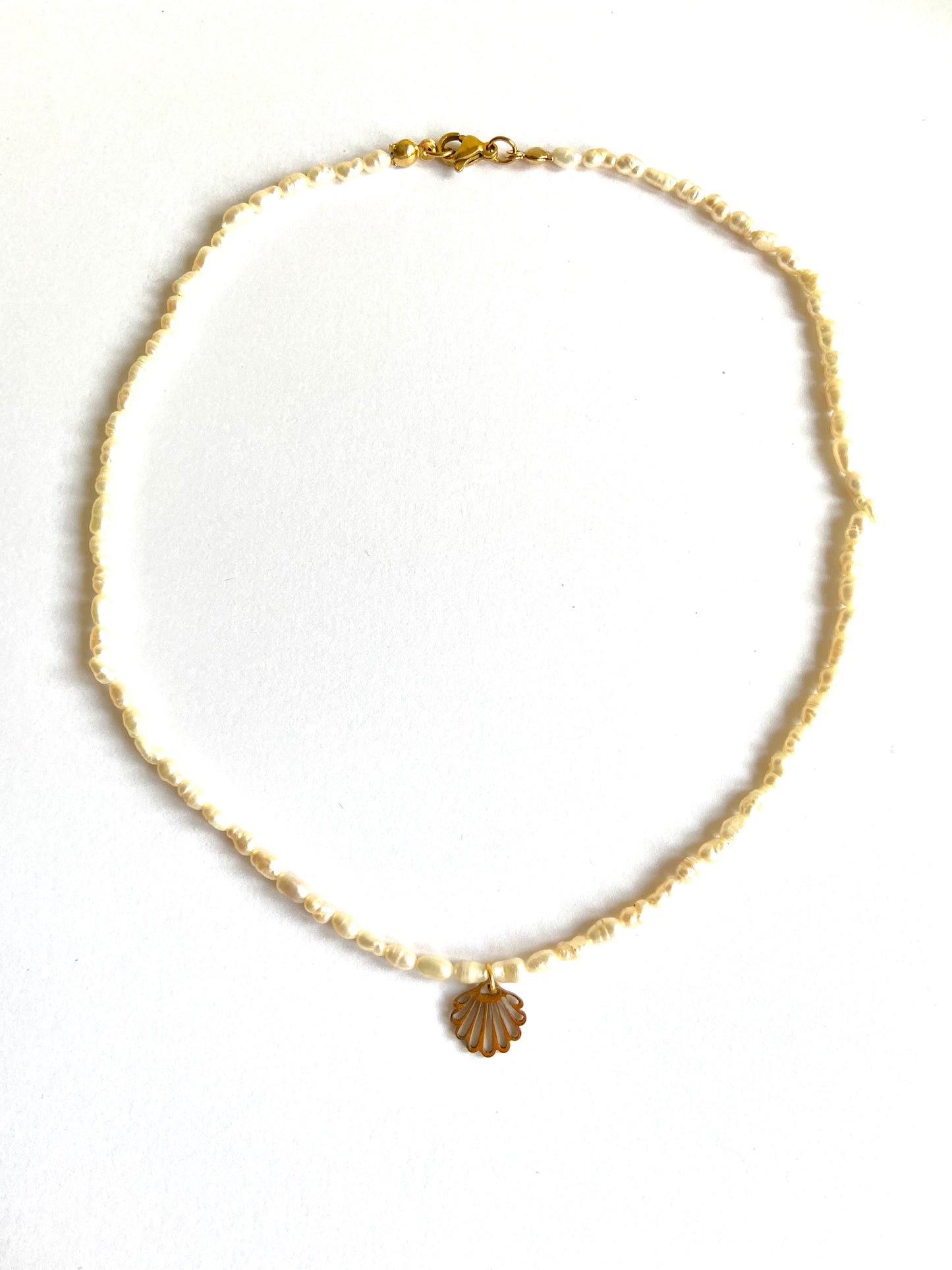 Choker de Perlas con Concha