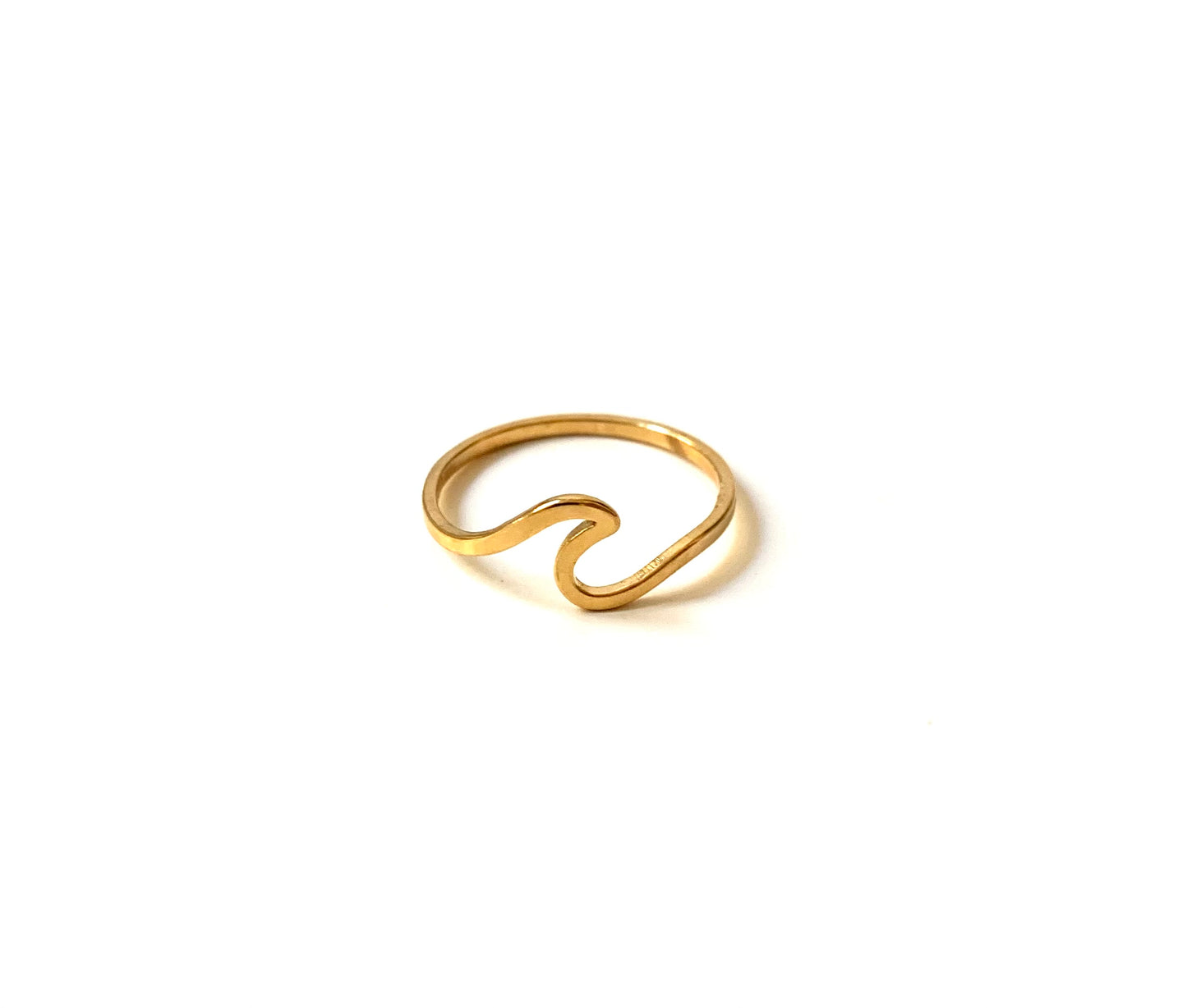 Anillo Ola Dorado