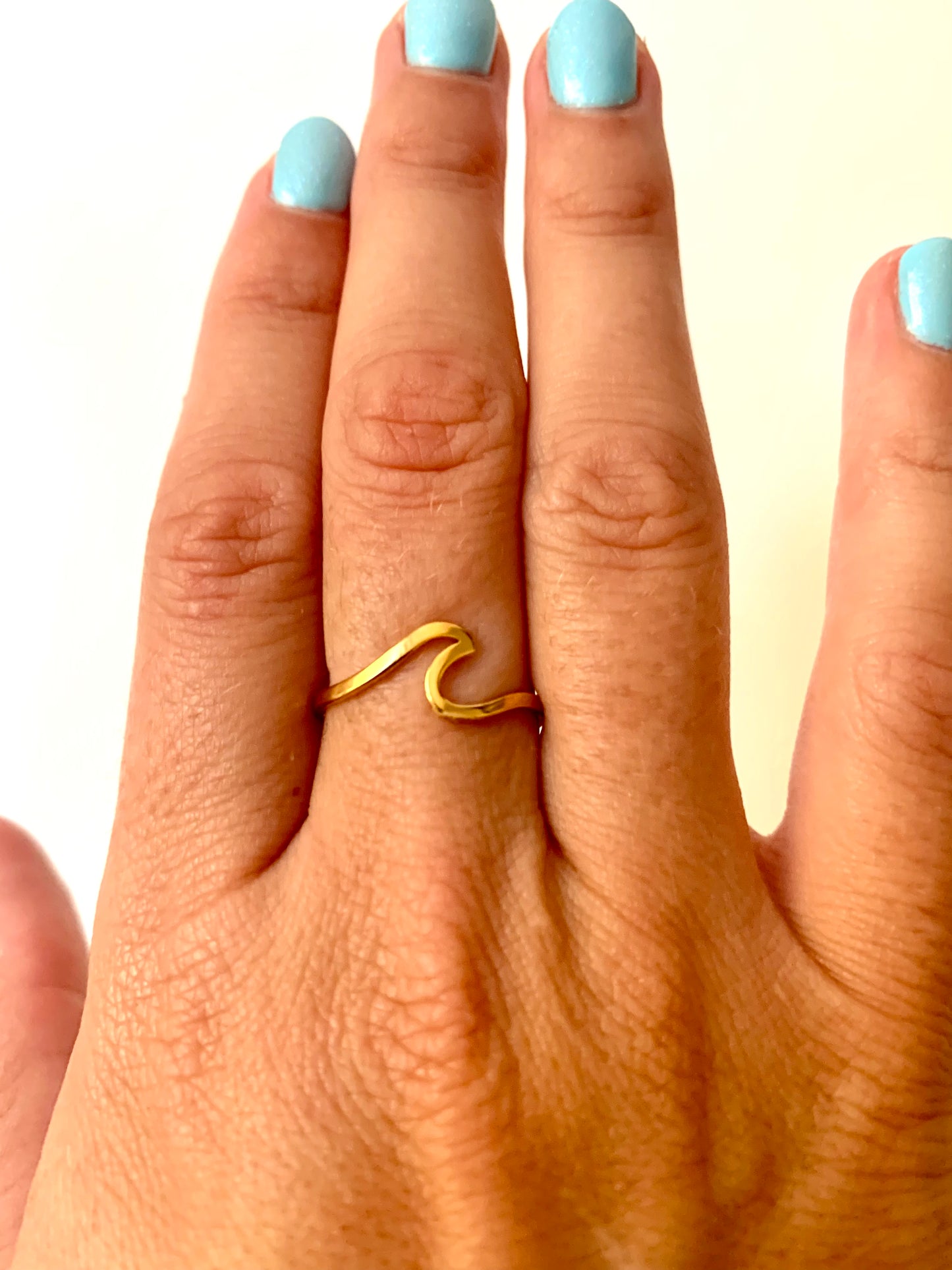 Anillo Ola Dorado