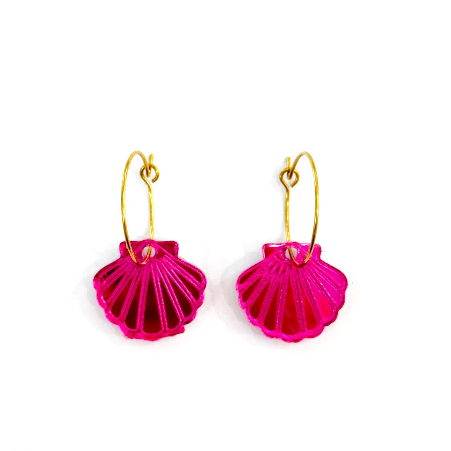 Pendientes concha mini meta