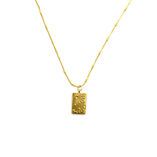 Medalla rectangular constelación