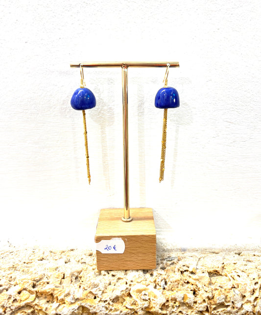 Pendientes medusas cerámica