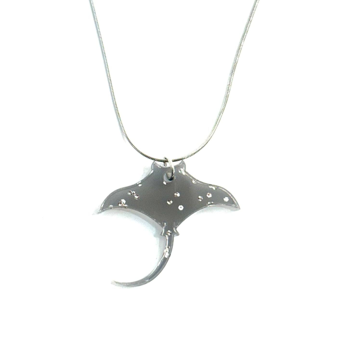 Collar manta rayas meta
