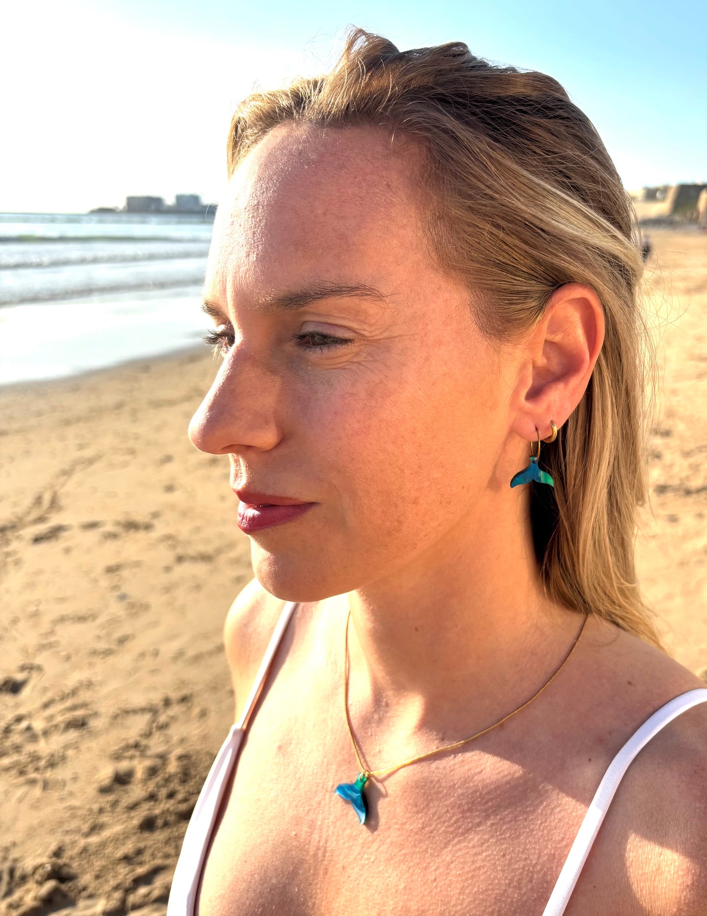 Pendientes mini cola de ballena