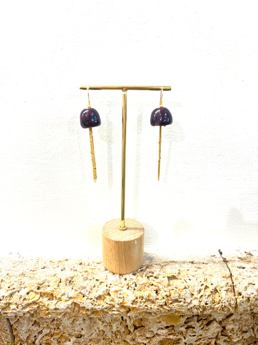 Pendientes medusas cerámica