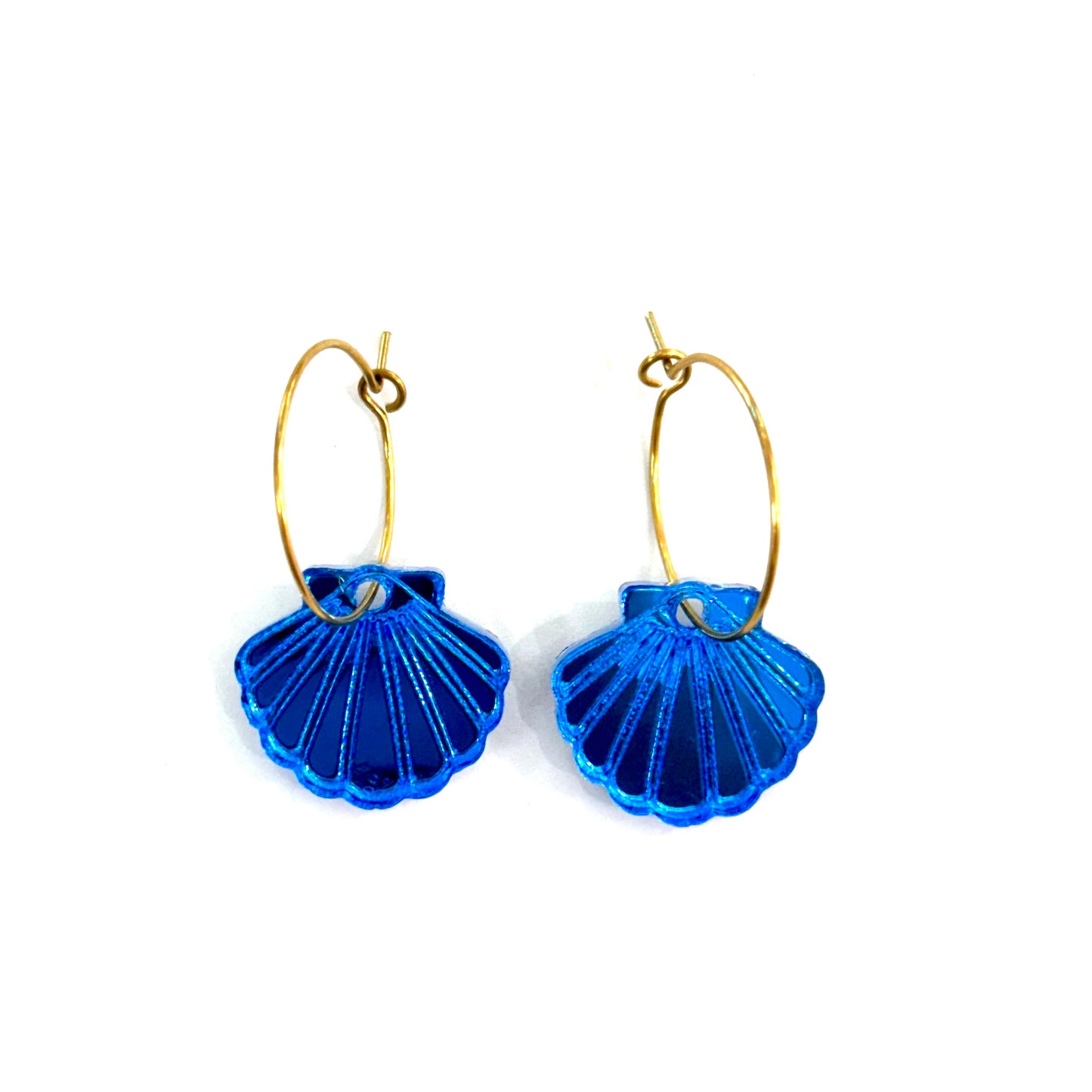 Pendientes concha mini meta