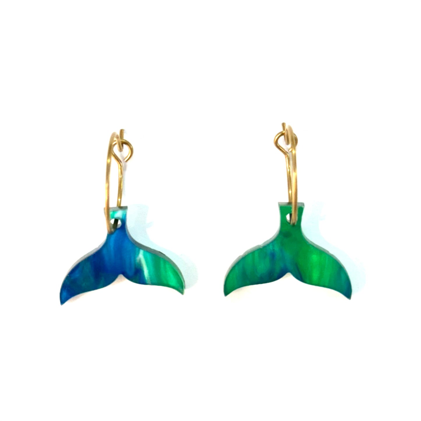 Pendientes mini cola de ballena