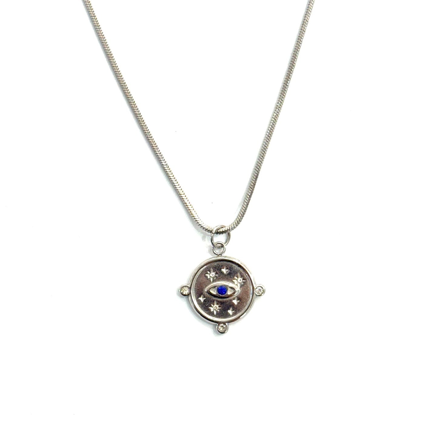 Collar ojo turco azul
