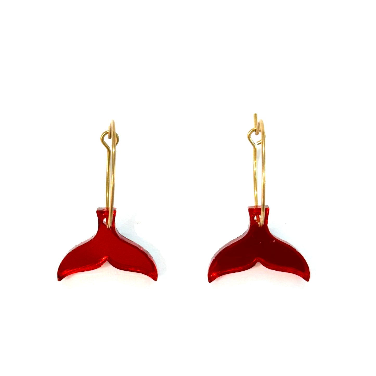 Pendientes mini cola de ballena