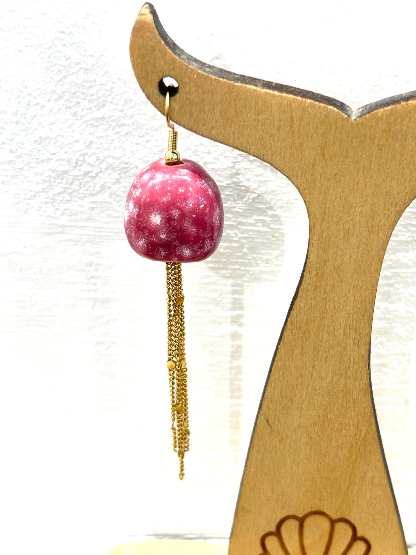 Pendientes medusas cerámica