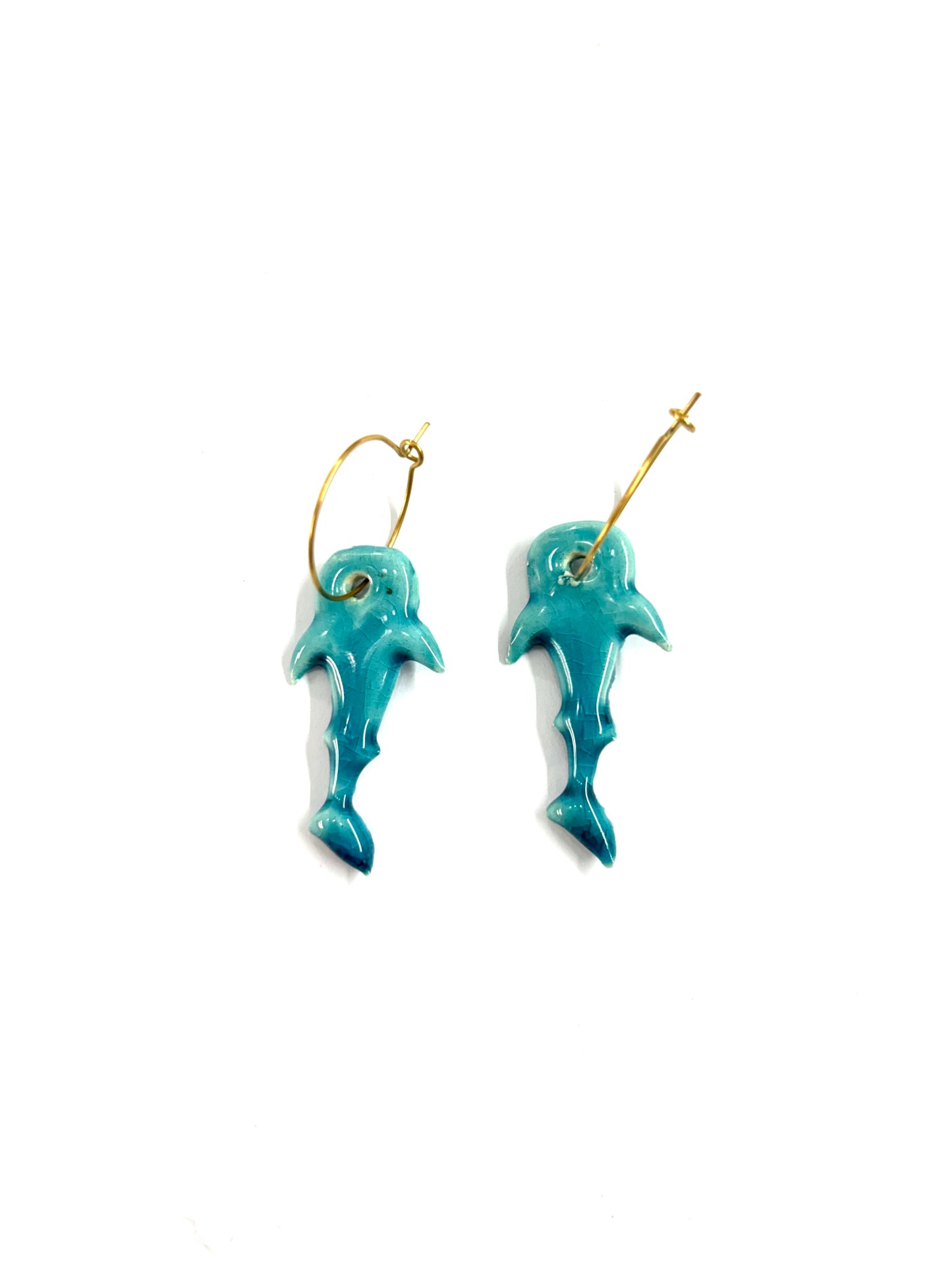 Pendientes tiburón ballena