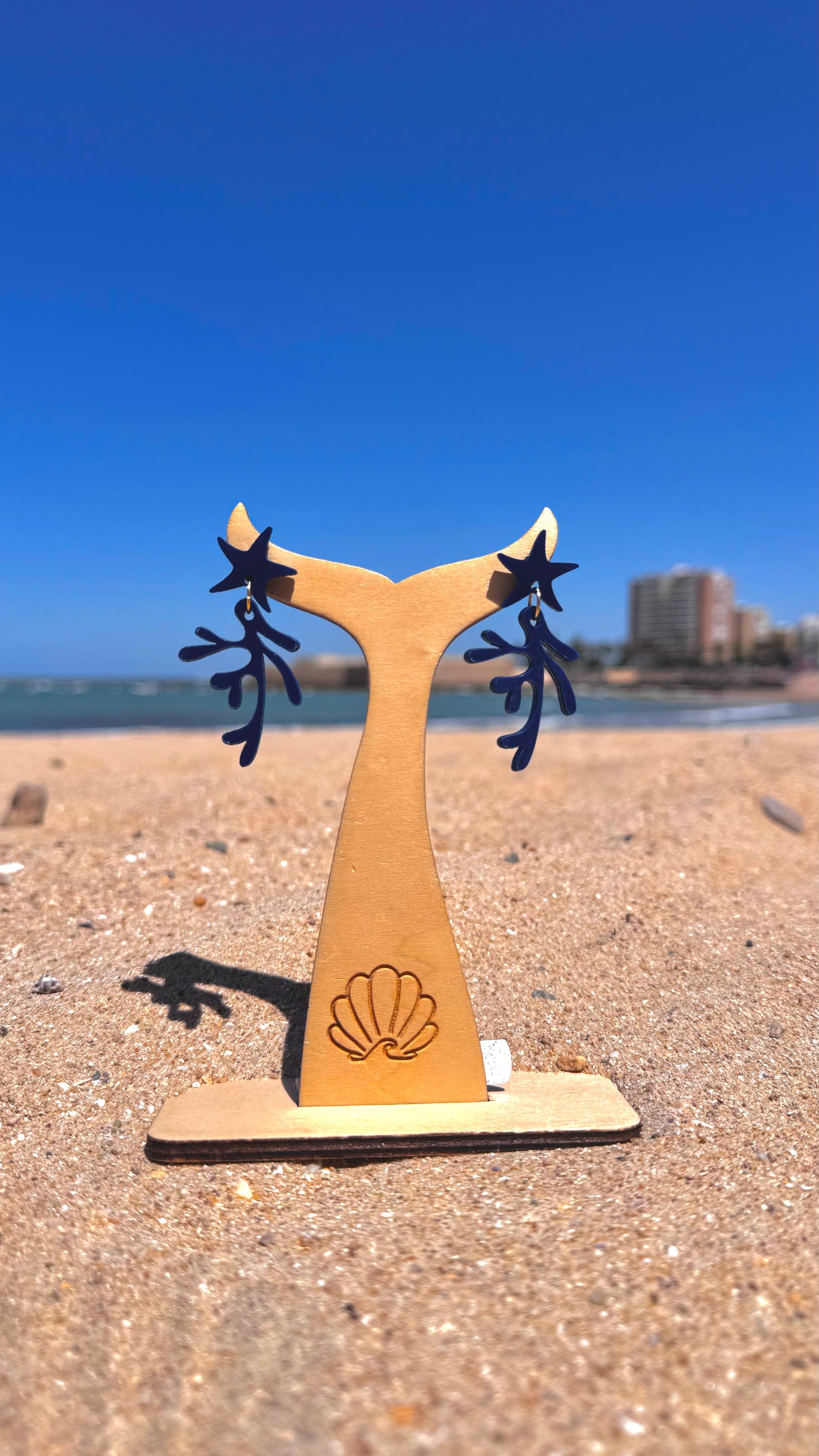 Pendientes Coral Metacrilato