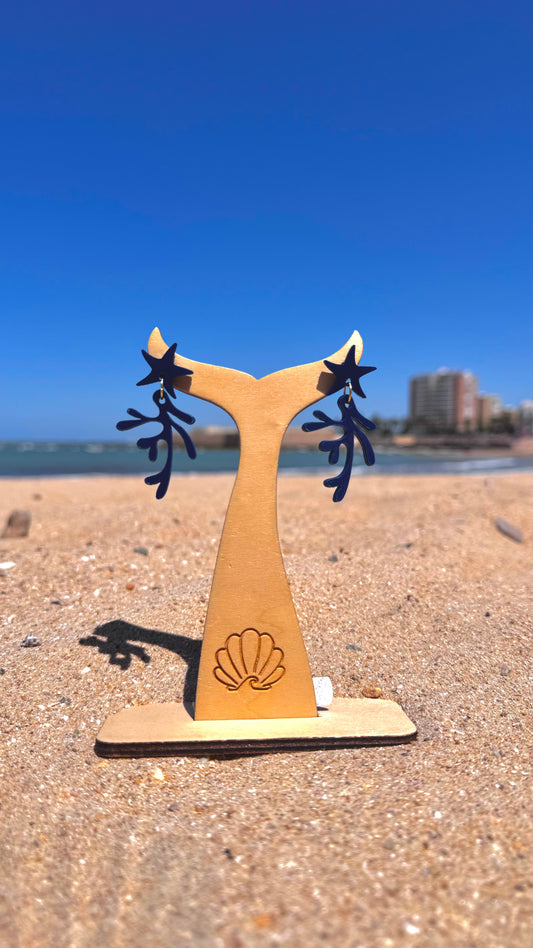 Pendientes Coral Metacrilato