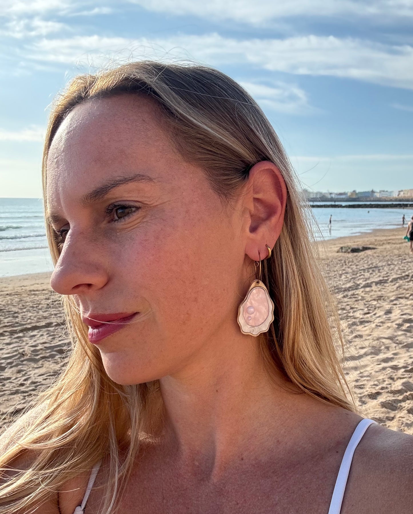 Pendientes ostras