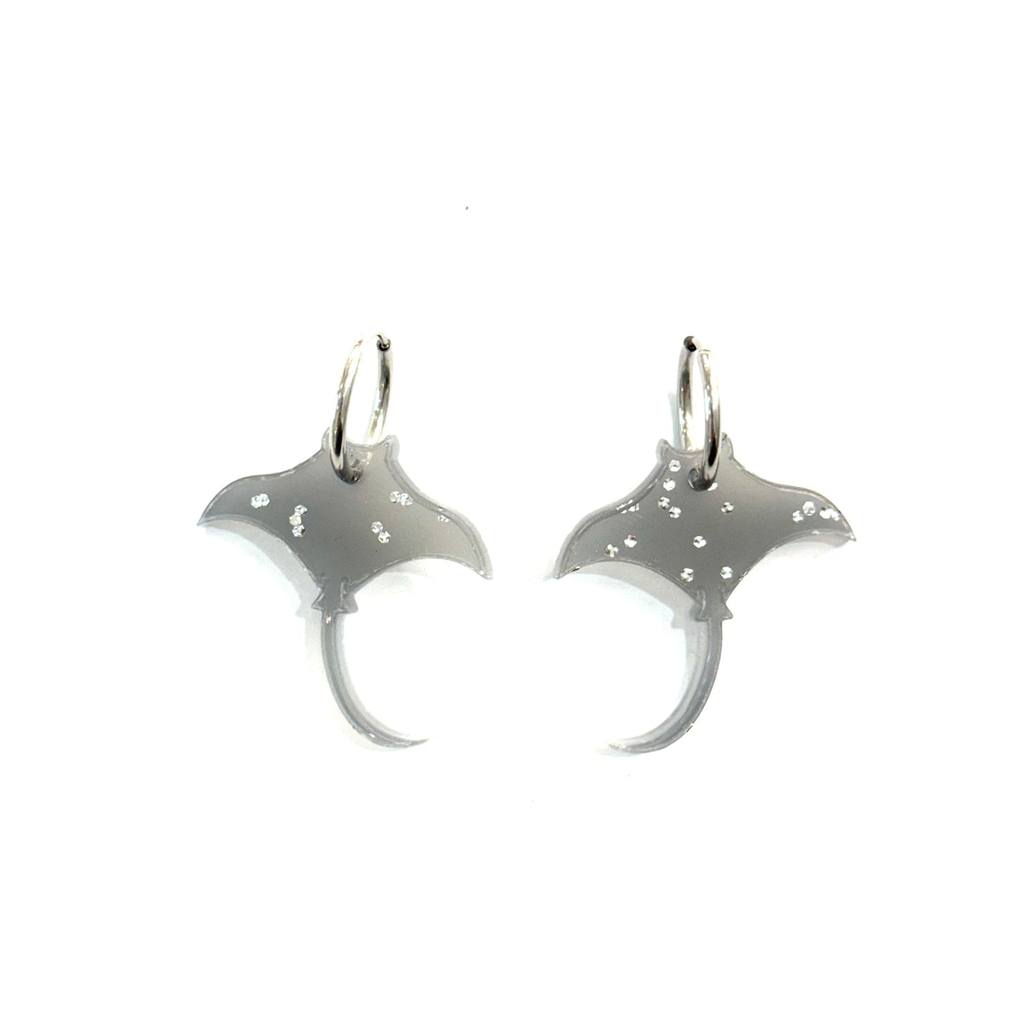 Pendientes manta rayas meta