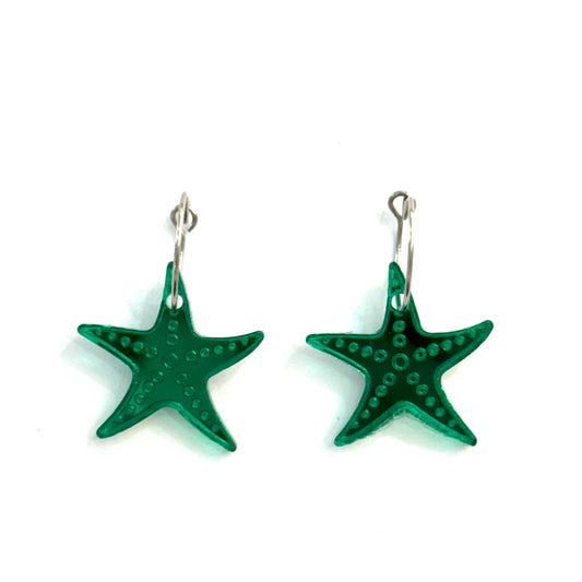Pendientes estrellas de mar meta