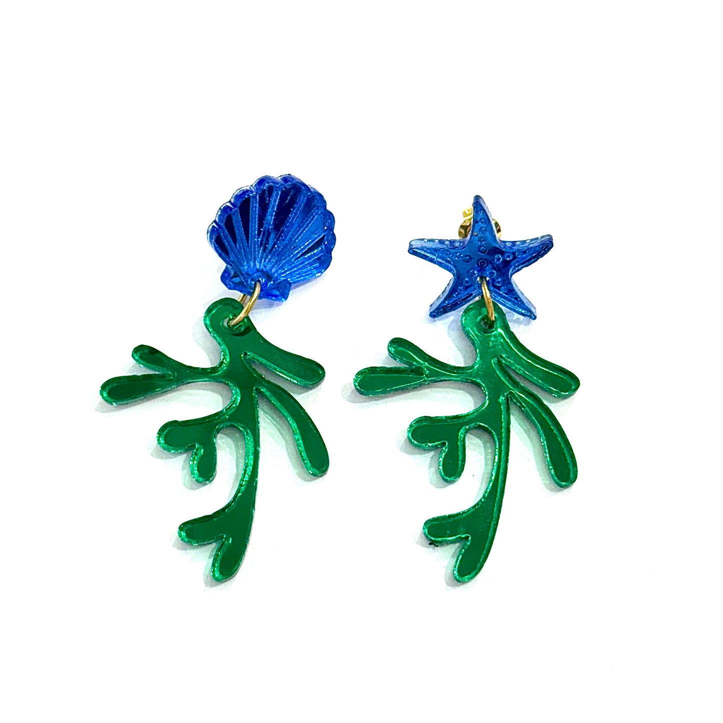 Pendientes Coral Metacrilato