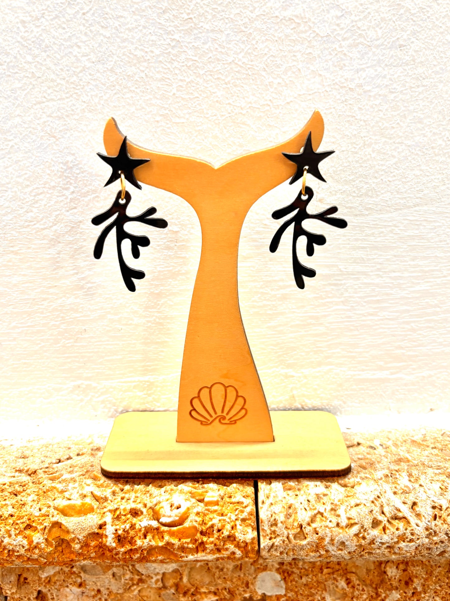 Pendientes Coral Metacrilato