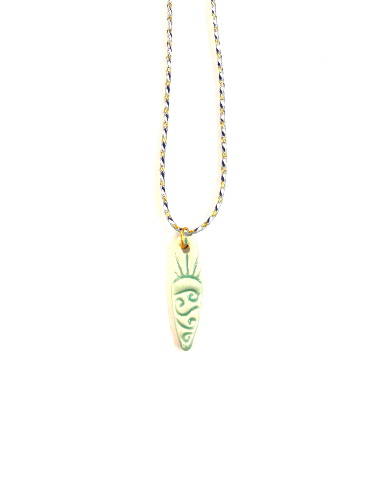 Collar tabla de surf cerámica