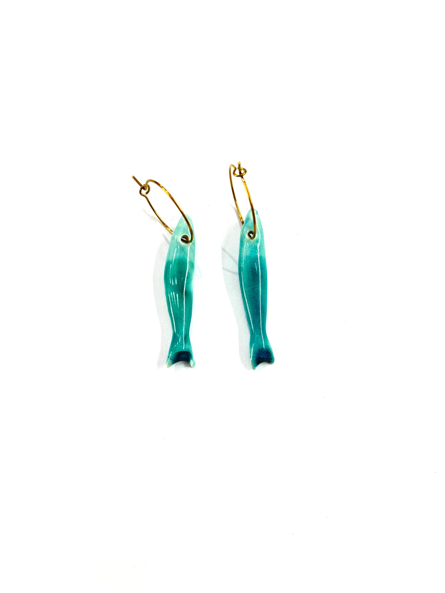 Pendientes peces de sardinas