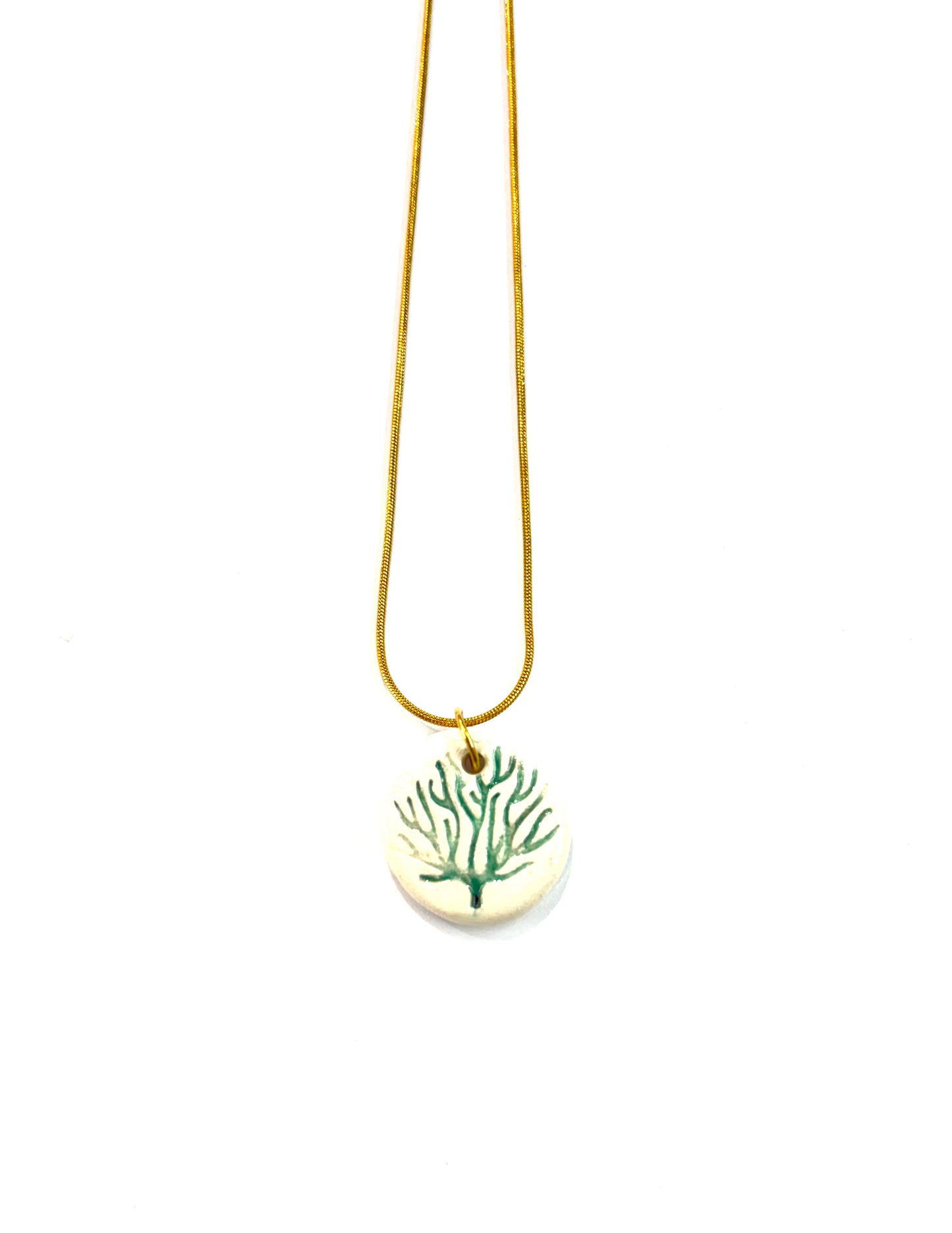 Collar medalla Coral