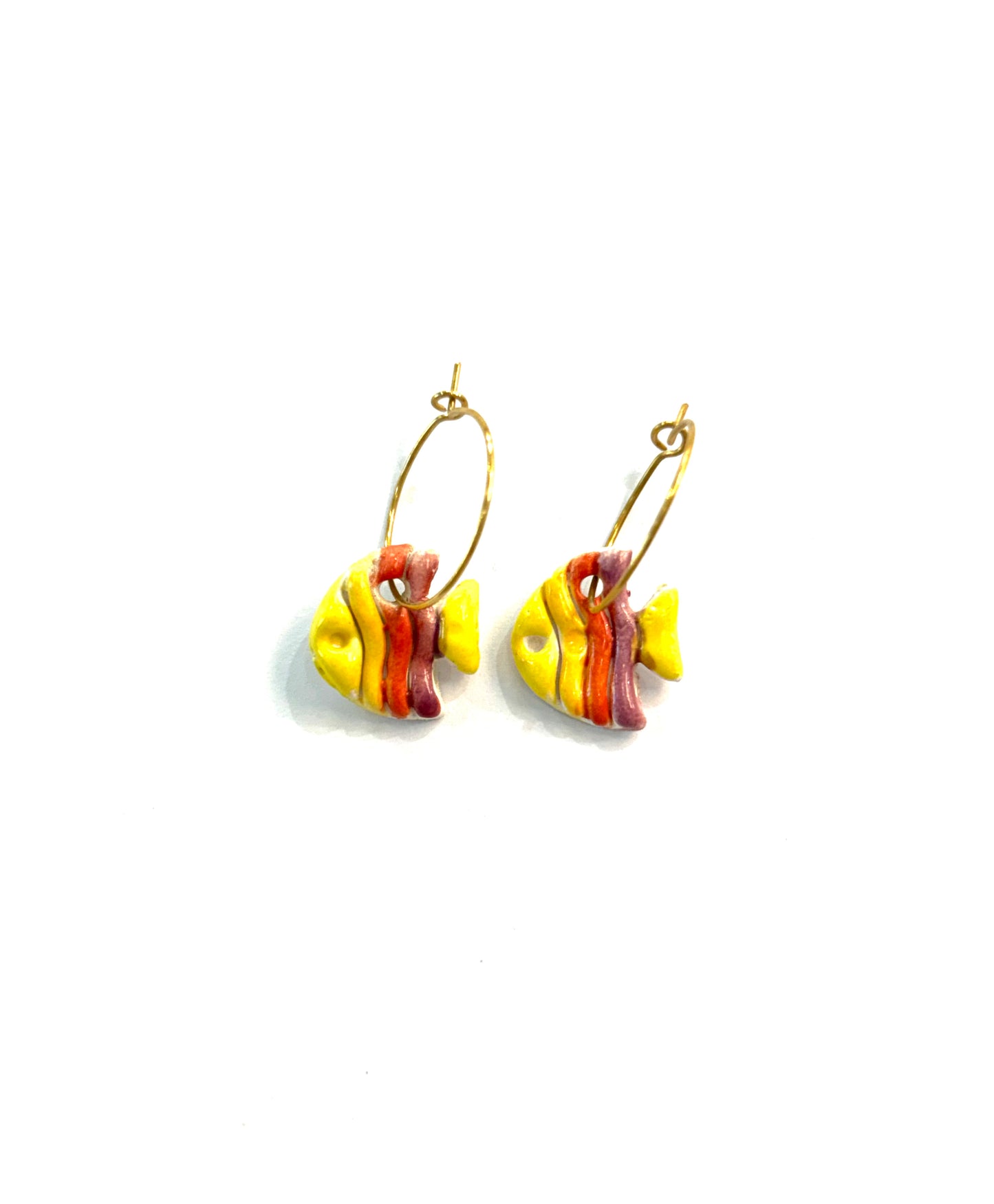 Pendientes peces de colores
