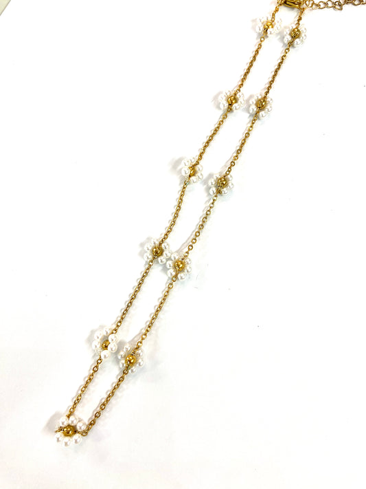 Choker de margaritas Perlas