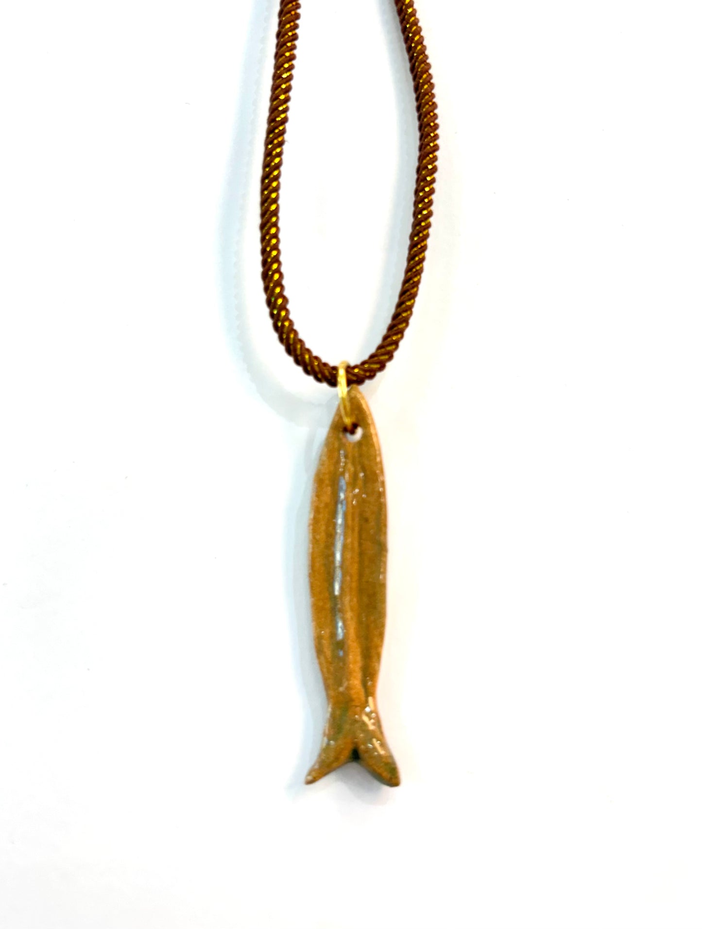 Collar pez largo de Cerámica