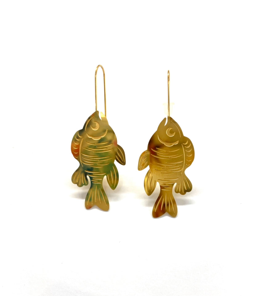 Pendientes Peces Planos