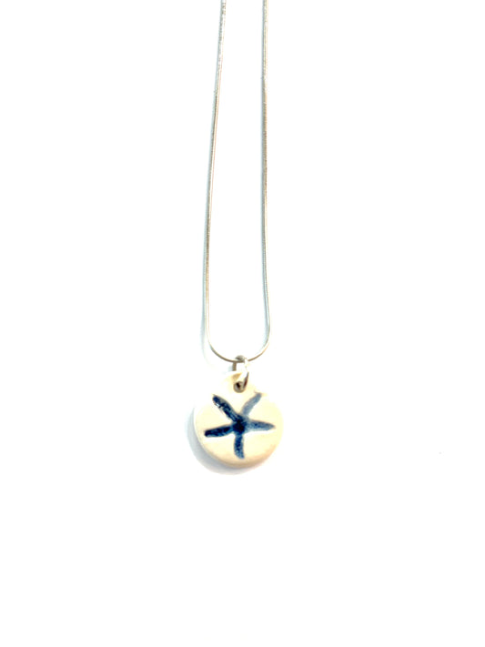 Collar estrella de mar cerámica